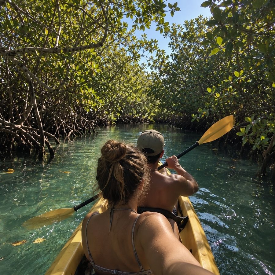 Kayak en Manglares